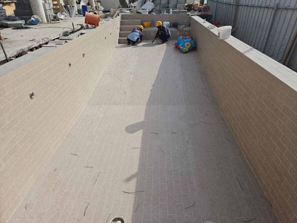 Final stage pool grouting img